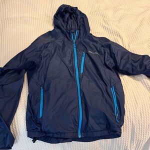 Marmot Dark Blue Jacket with Bright Blue Accents